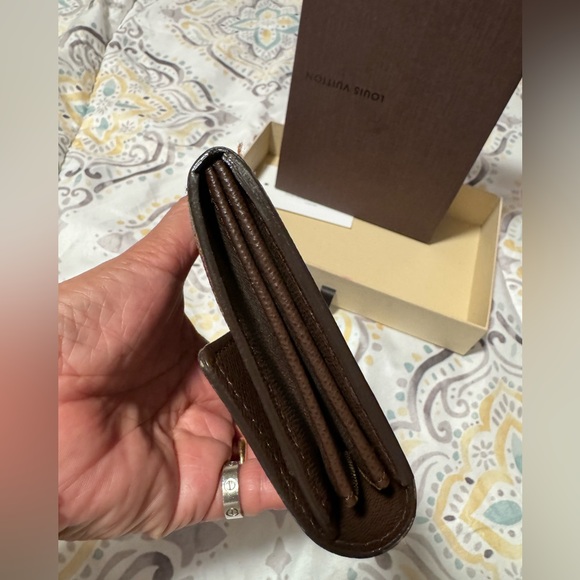 Authentic Louis Vuitton long wallet Porte feuille sarah bifold brown Damier - Picture 7 of 9